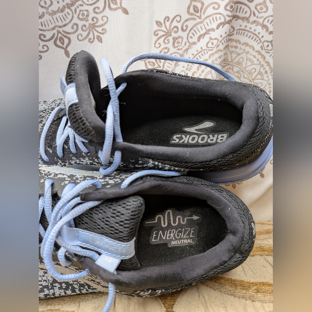Brooks Launch 6 Women's Running Shoes Light Blue Grey Size 10B Super Clean - Picture 5 of 8